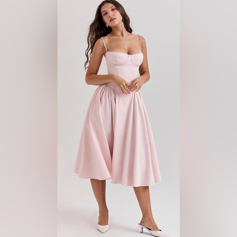 House of CB Samaria Dress Size Large Pink